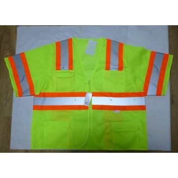 High-Visibility Safety Vest Reflective Vest with 3m Reflective Tape